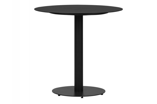 Køb Clara Cafebord – Ø70 cm – Sort metal