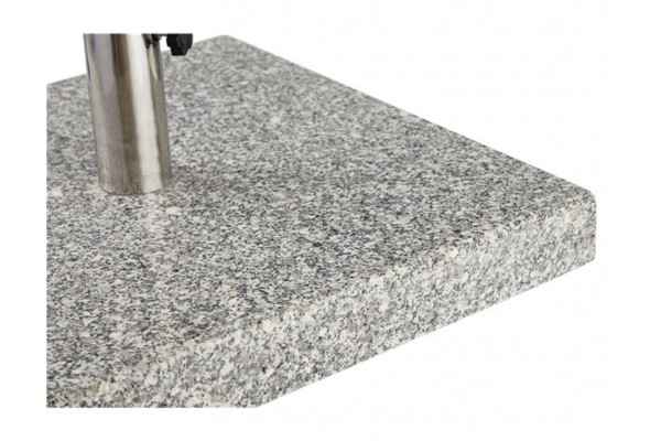 Parasolfod 60 kg - Grå granit m/hjul