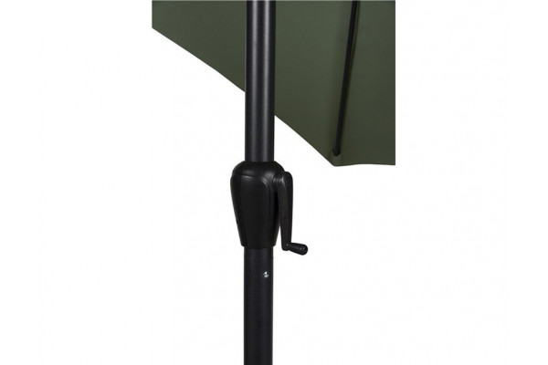 Alu parasol med tilt - Ø 3 meter - Grøn