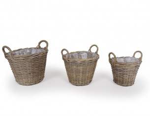 Fletkurv - Naturrattan -... 2