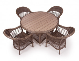 Enø Brun Havemøbelsæt - Ø... 2