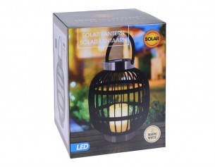 Solar lanterne, sort, Ø:35... 2