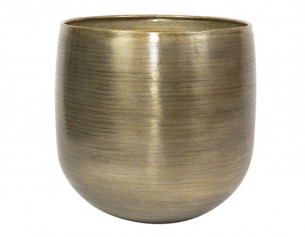 Krukke, Aluminium, Guld, D:...