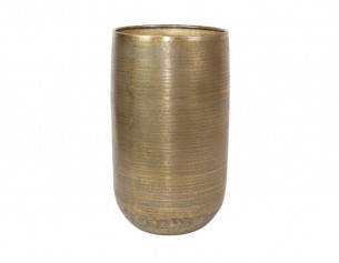 Krukke, Aluminium, Guld, D:...