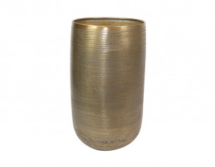 Krukke, Aluminium, Guld, D:...