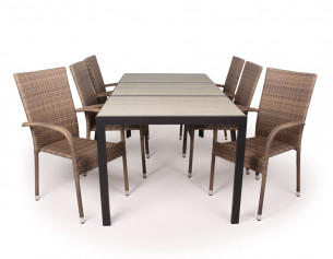 Geneve Keramik Havemøbelsæt 2