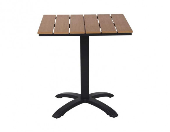 Camilla Cafebord - 70x70 cm - Brun nonwood