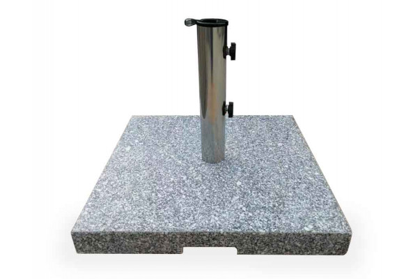 Parasolfod 40 kg - Grå granit m/hjul
