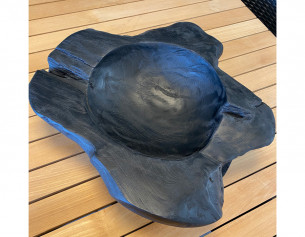 Teakskål - Sort - Ø 50 2