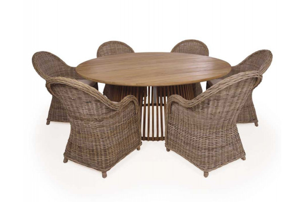 Luna 180 Kato Teak Havemøbelsæt
