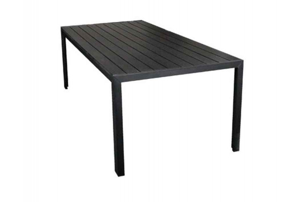 Egholm Cebu Havemøbelsæt - 100x205cm - Sort/grå