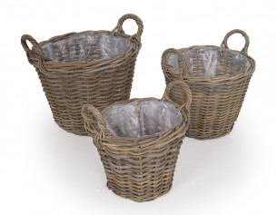 Fletkurv - Naturrattan -... 2