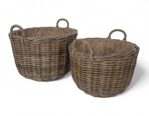 Fletkurv - Naturrattan -... 2