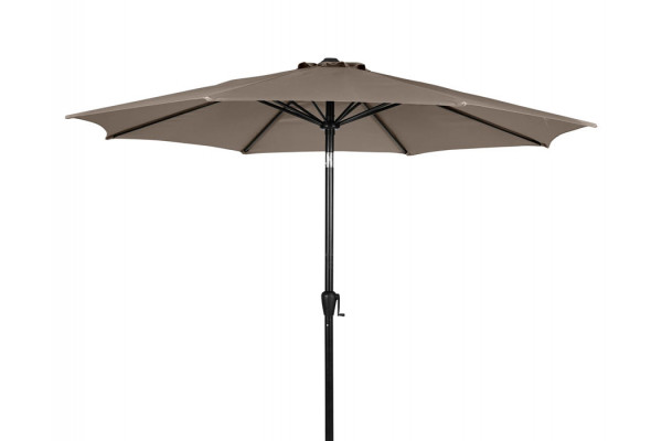 Alu parasol med tilt – Ø 3 meter – Taupe