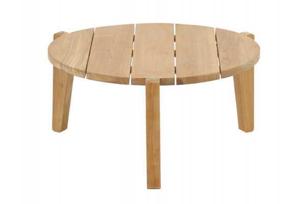 Las Vegas Teak Sofabord - Ø:84 cm