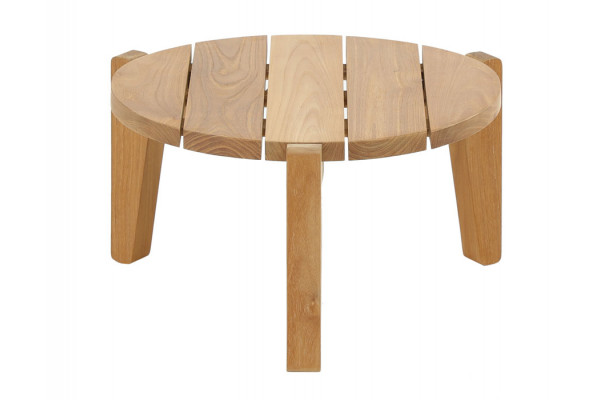 Las Vegas Teak Sofabord - Ø:64 cm