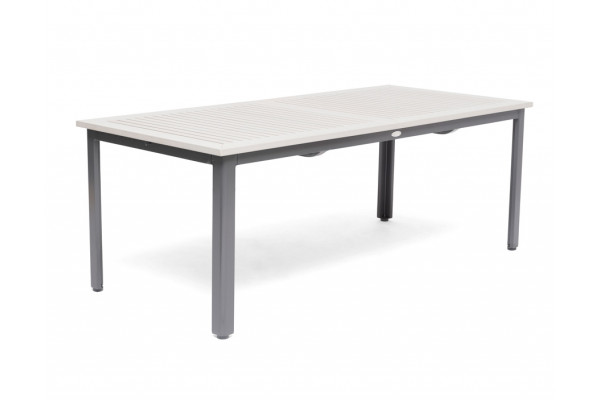 Nydala Havebord - 90x200/280 cm - Lys Grå