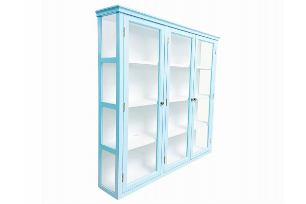 Læsø Væghængt Vitrineskab - 121x120x26 cm