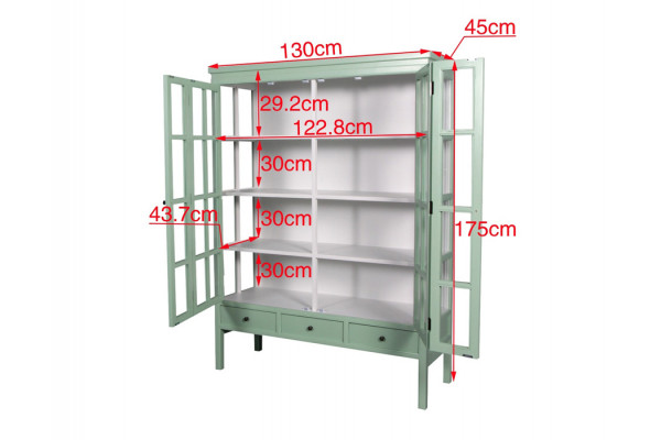 Venø Vitrineskab - 175x130x45 cm