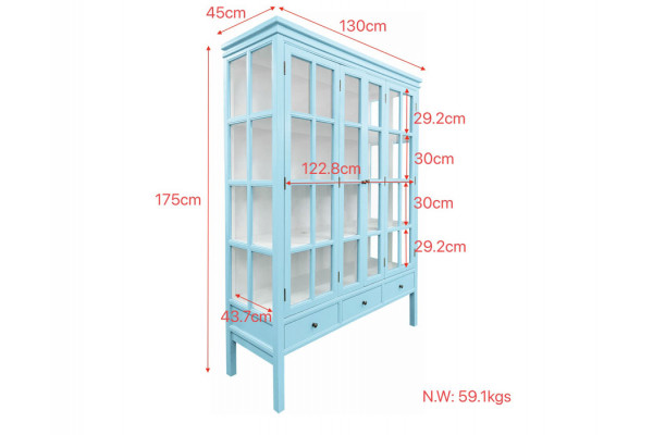Venø Vitrineskab - 175x130x45 cm