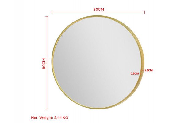 Merkur Rundt Spejl - Ø: 80 cm