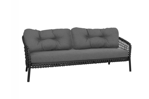 Cane-line Ocean Large 3 pers. Sofa m/hynde - Grey