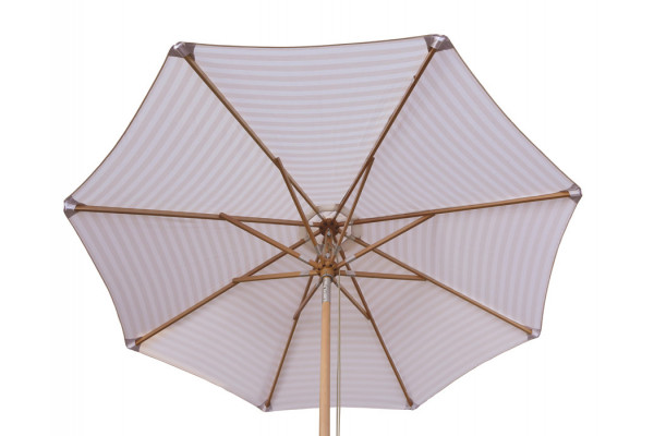 Signe Parasol Ø 2 meter m/tilt - Hvid/Beige...