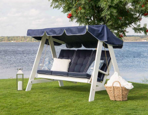 Hængesofa Hvidlakeret - 3... 2