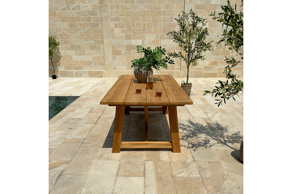 Hercules Teak Plankebord - 100x200 cm