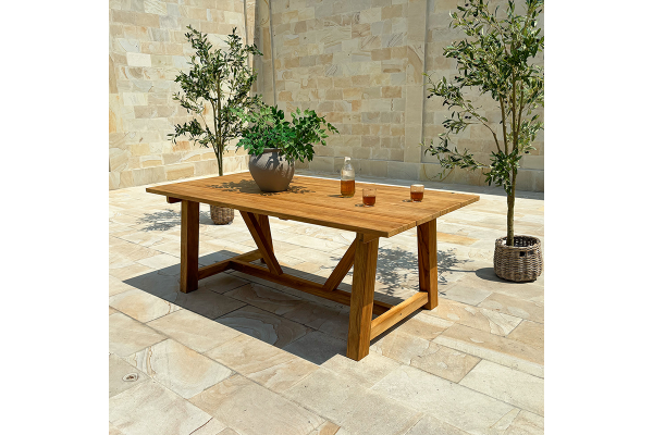 Hercules Teak Plankebord - 100x200 cm