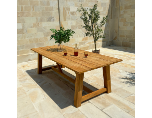 Teak Plankebord - 100x240 cm 2