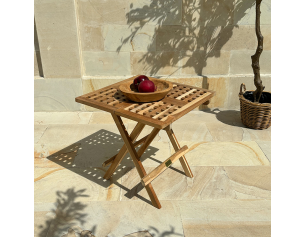 Teak Klapbord firkantet 2