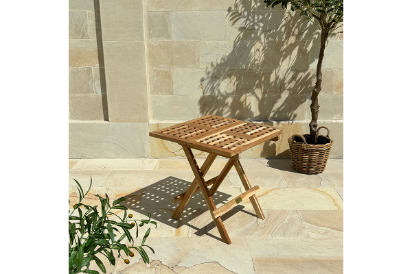 Teak Klapbord firkantet