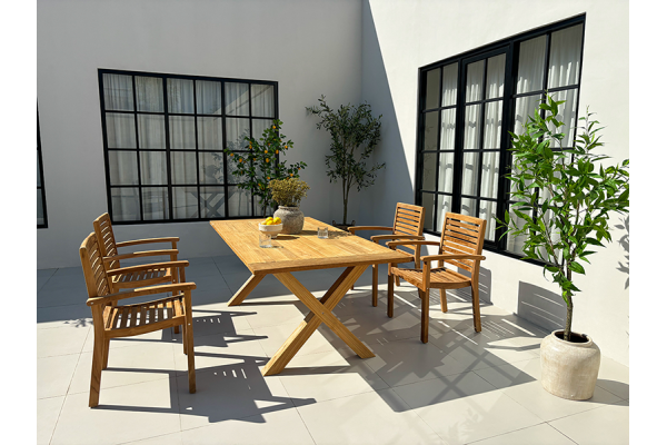 Chadstone Pala Teak Havemøbelsæt