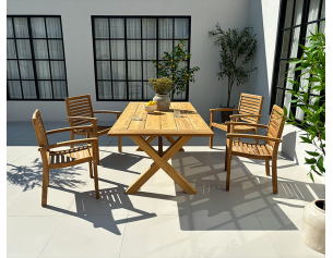 Chadstone Pala Teak Havemøbelsæt 2