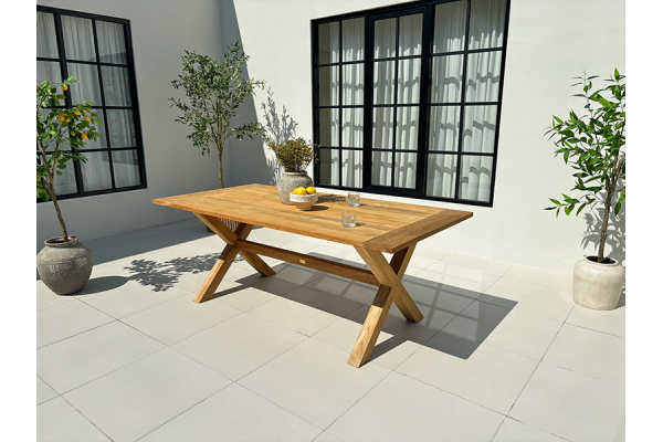 Chadstone Teak Bord - 100x200 cm