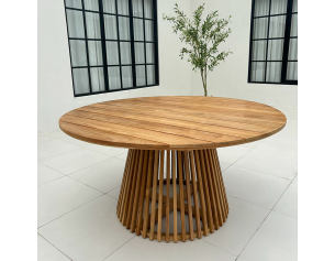 Luna Teak Havebord - Ø 150 cm 2