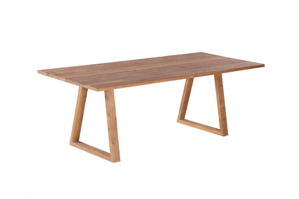 Milo Plankebord m/bordben i teak - Trapez -...