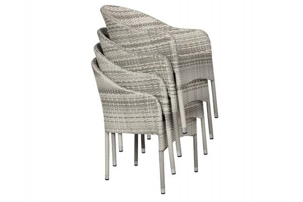Tina Andrea Havemøbelsæt m/6 stole - Ø152 cm -...