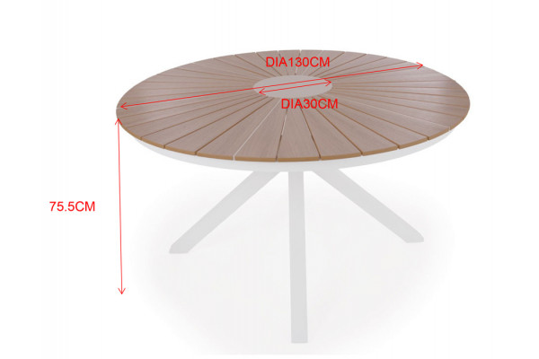 Lone Havebord - Ø: 130 cm
