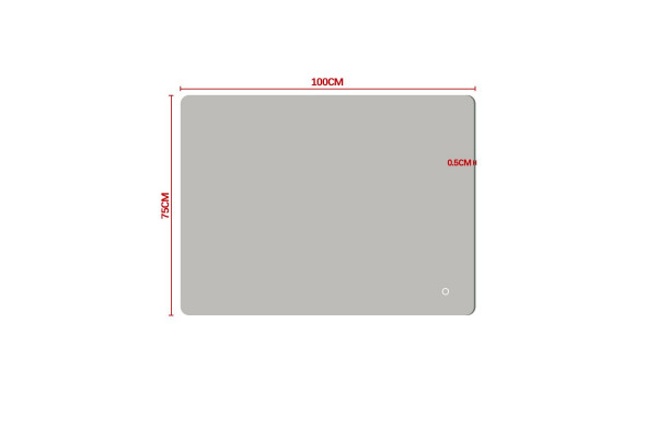 Dorado Spejl - m/LED - 100x75 cm