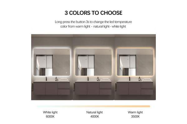 Dorado Spejl - m/LED - 120x75 cm