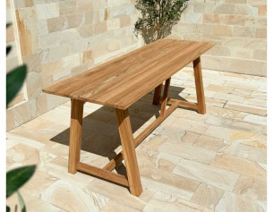 Hercules Teak Bar – 80x240 cm 2