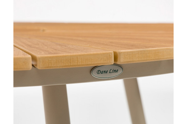 DaneLine Adam Havebord - Nonwood - Ø110 cm - Latte
