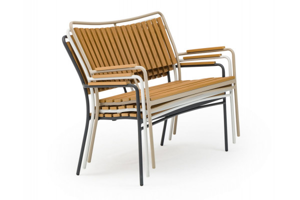 DaneLine Adam Bænk - Nonwood - Grå