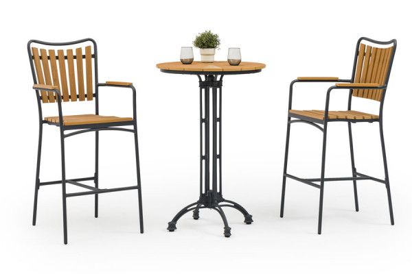 DaneLine Adam Barsæt - Nonwood - Ø70 cm - Grå