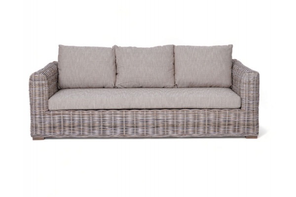 Kubu Sofa - Naturrattan - 3 pers.