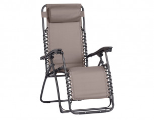 Relax stol - Sort/Taupe