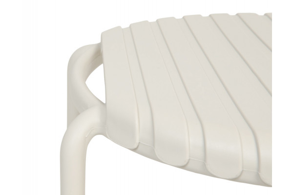 Sonja Sidebord - Ø50 cm - Gråhvid