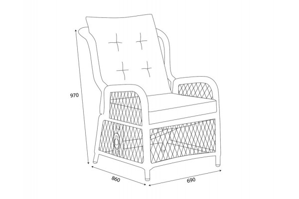 Mathilde Loungestol m/pumpe